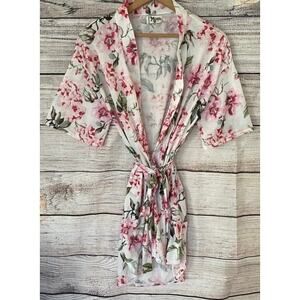 SHOW ME YOUR MUMU BRIE FLORAL KIMONO STYLE ROBE - one size